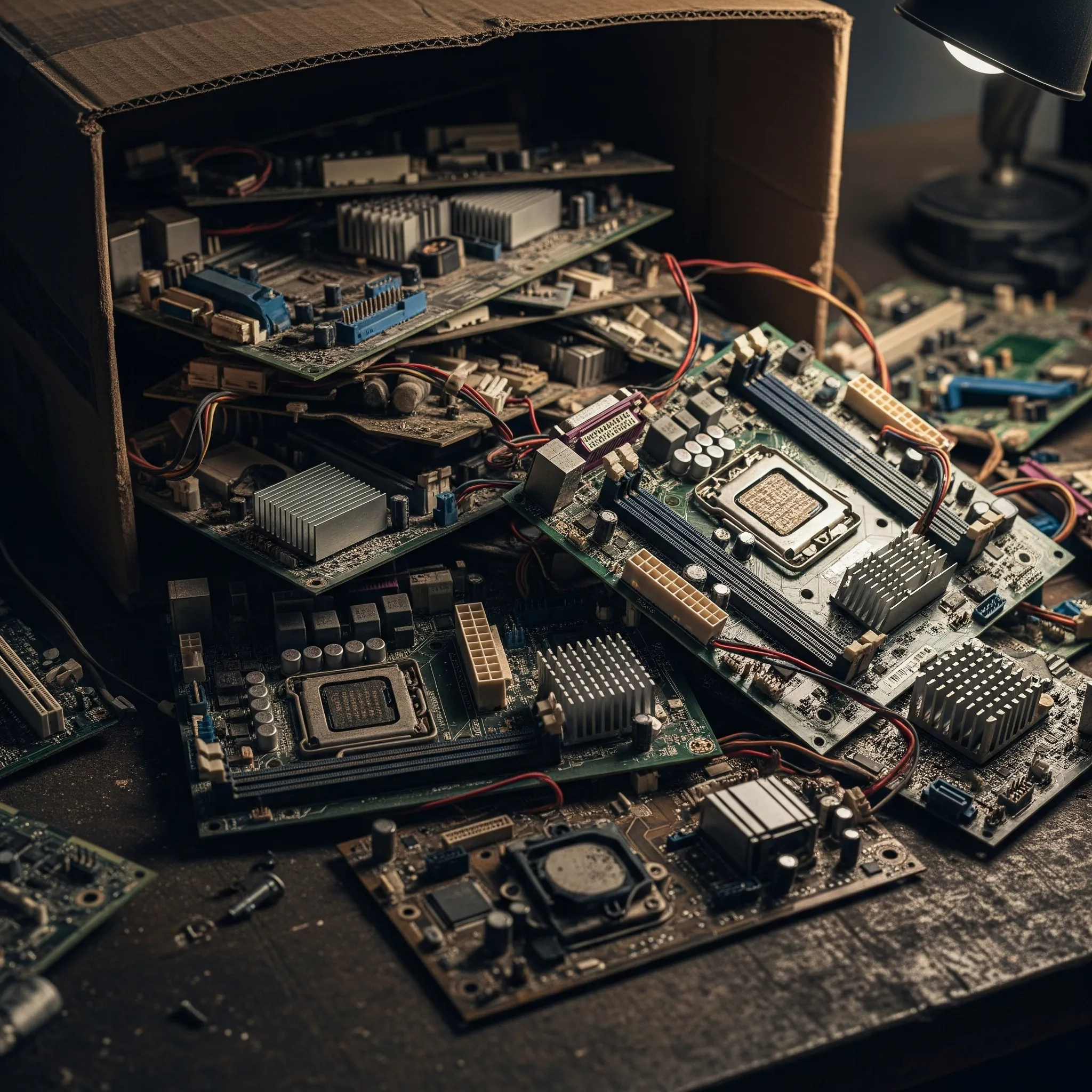 İzmir Bornova Anakart Hurda Alımı - Karacor Hurda Motherboard Geri Dönüşümü