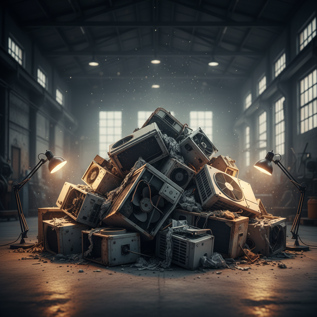 İzmir Bornova Klima Hurda Alımı - Karacor Hurda Elektronik Geri Dönüşümü