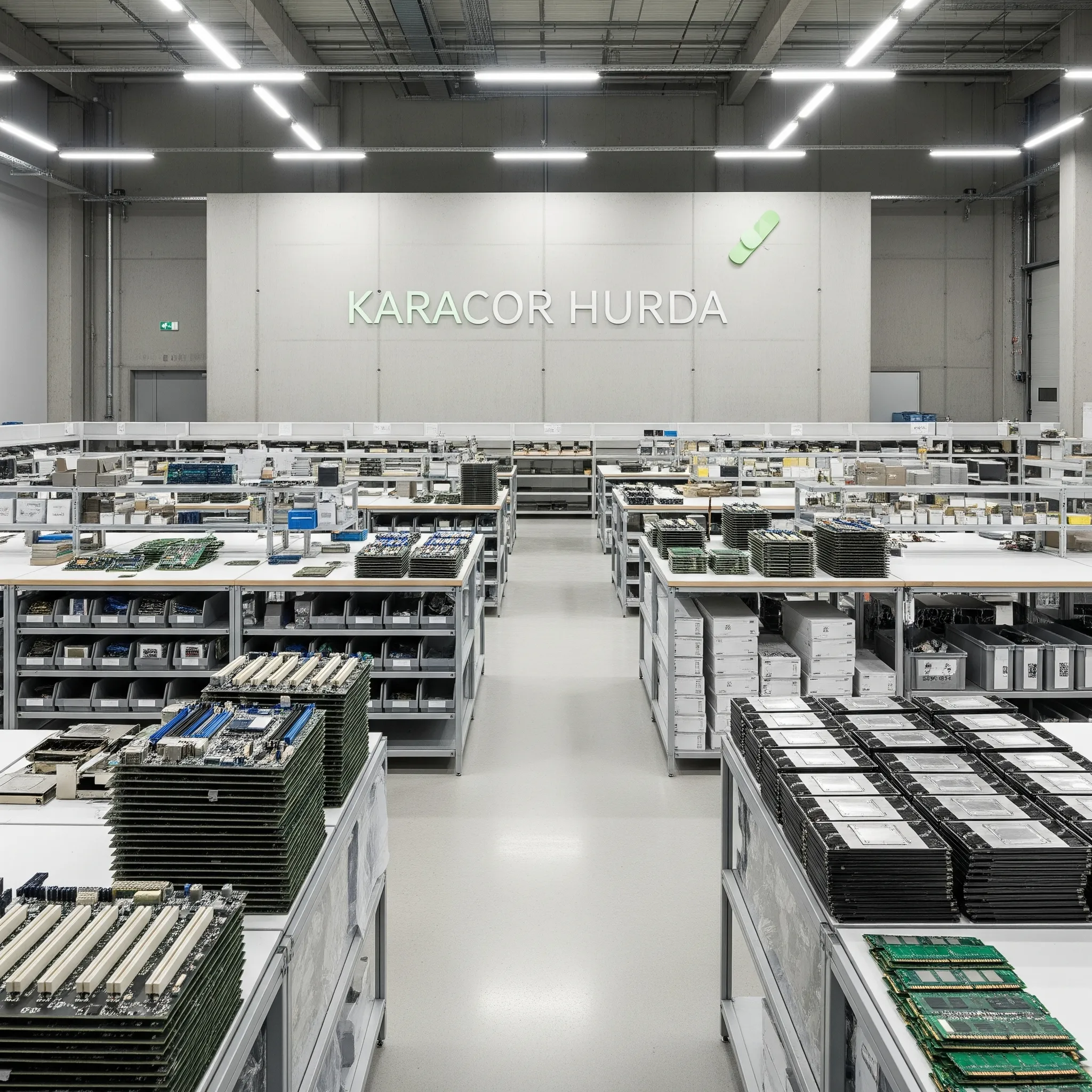 İzmir Bornova Karacor Hurda Modern Tesisimiz - Elektronik Hurda Geri Dönüşüm Tesisi